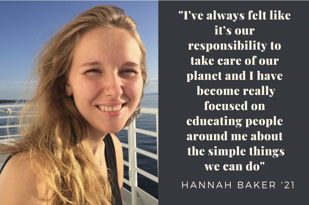 Headshot of Hannah Baker ‘21